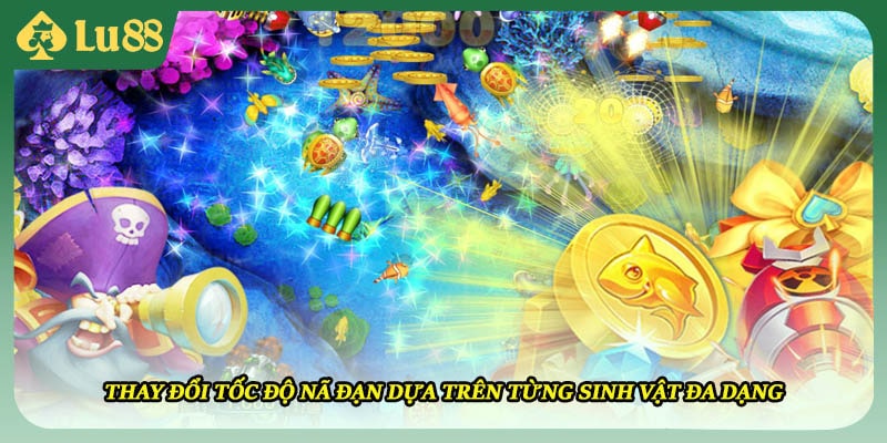 Thay đổi tốc độ nã đạn dựa trên từng sinh vật đa dạng