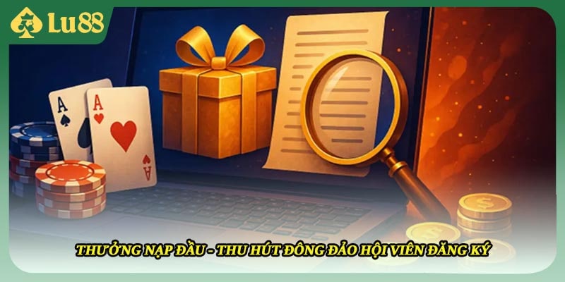 Thưởng Nạp Đầu - Thu Hút Đông Đảo Hội Viên Đăng Ký